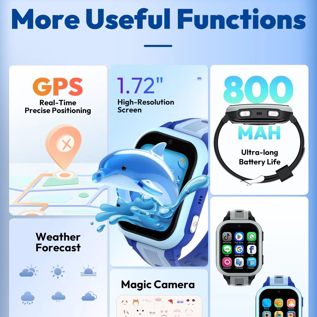 Wonlex 4G キッズスマートウォッチ KT41 GPS - Health Wellness Bracelet のレビューと価格