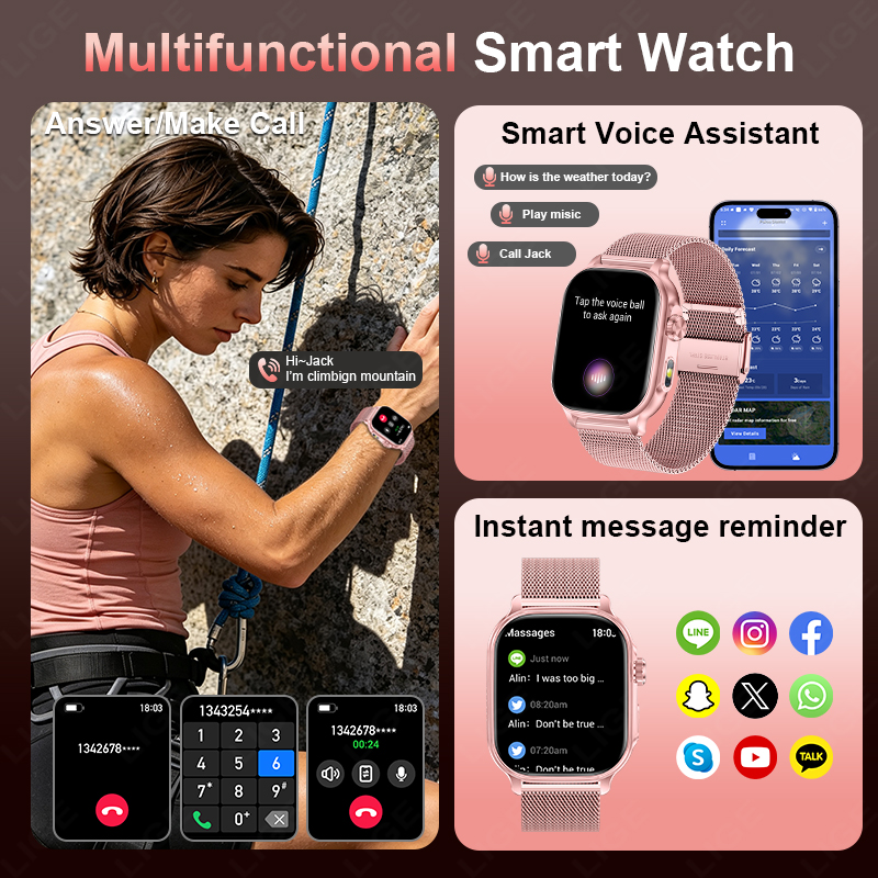2026年新作 1400mAh大容量バッテリー スマートウォ - Health Wellness Bracelet のレビューと価格