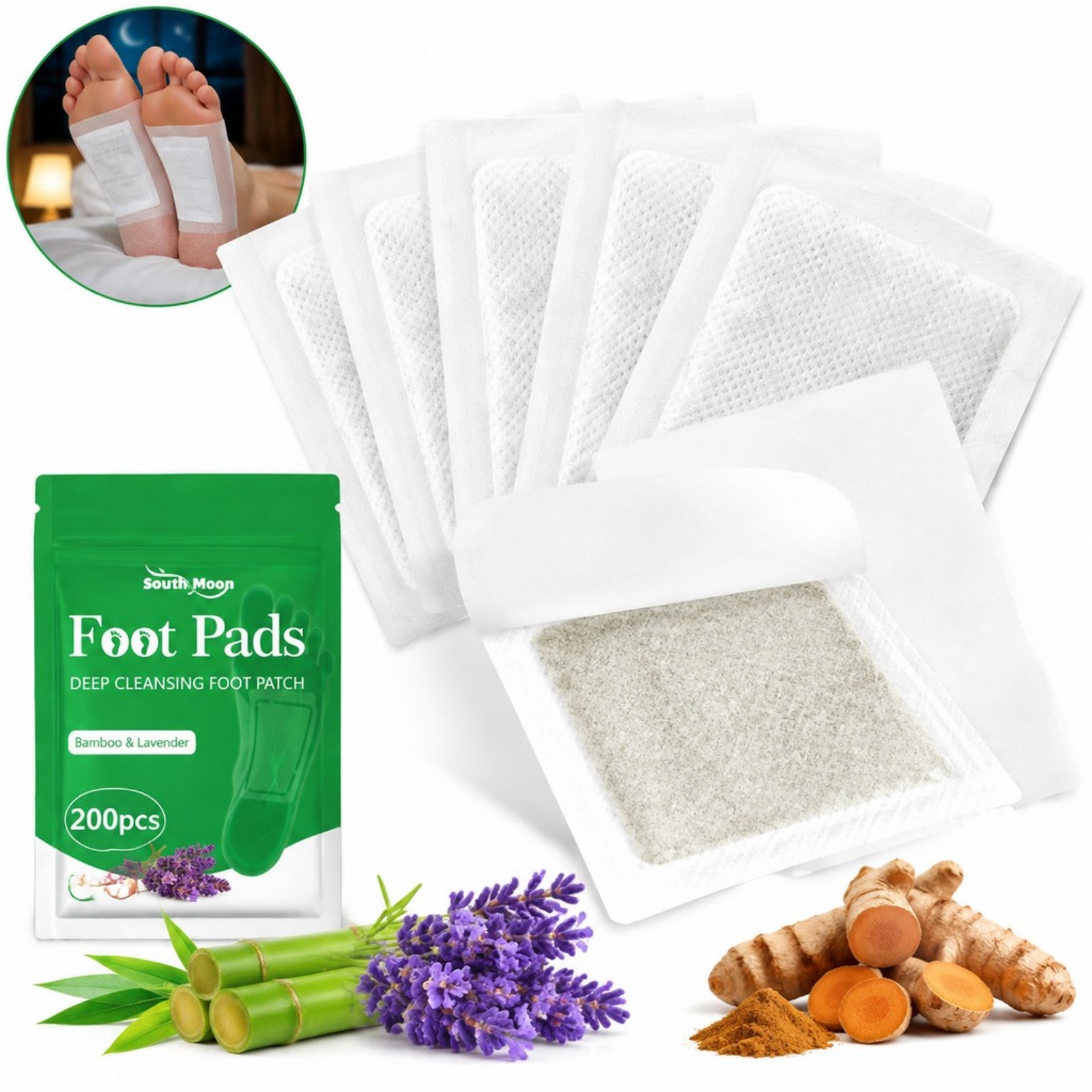 12/36/60/120枚入り ウコンフットケアパッチ 穏や - Detox Foot Patch のレビューと価格